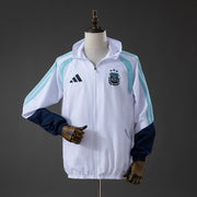 2026/2027 Argentina White All Weather Jacket Windbreaker