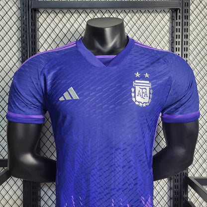 2022 FIFA World Cup Argentina National Team Away Jersey - Player Version