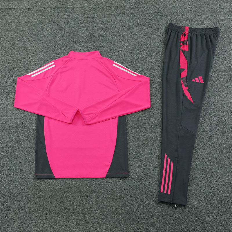 2024/2025 Germany Pink Half-Pull Tracksuit