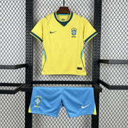 2026 Brazil Home World Cup Football Shirt Kids Size