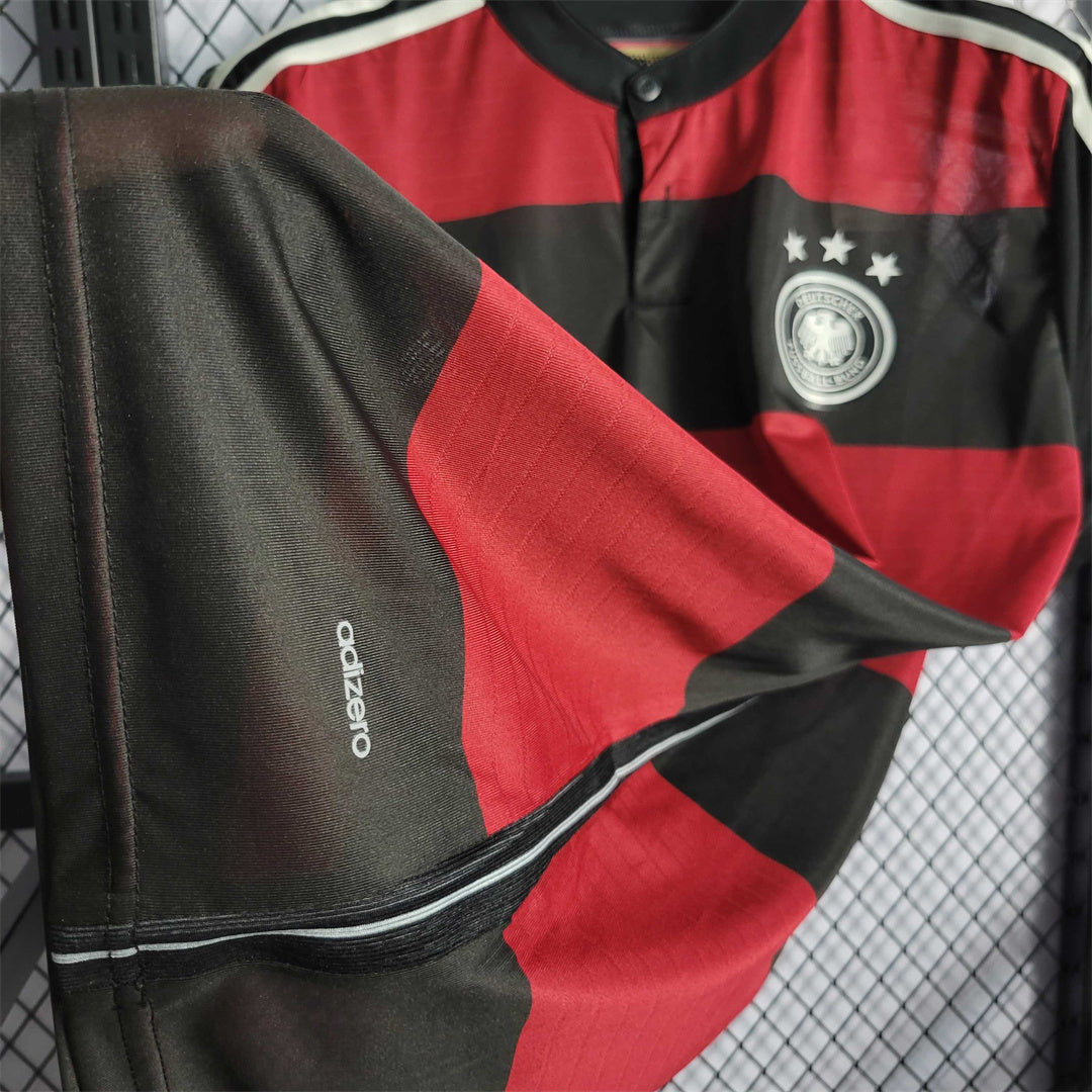 2014 Retro Germany Away Football Jersey