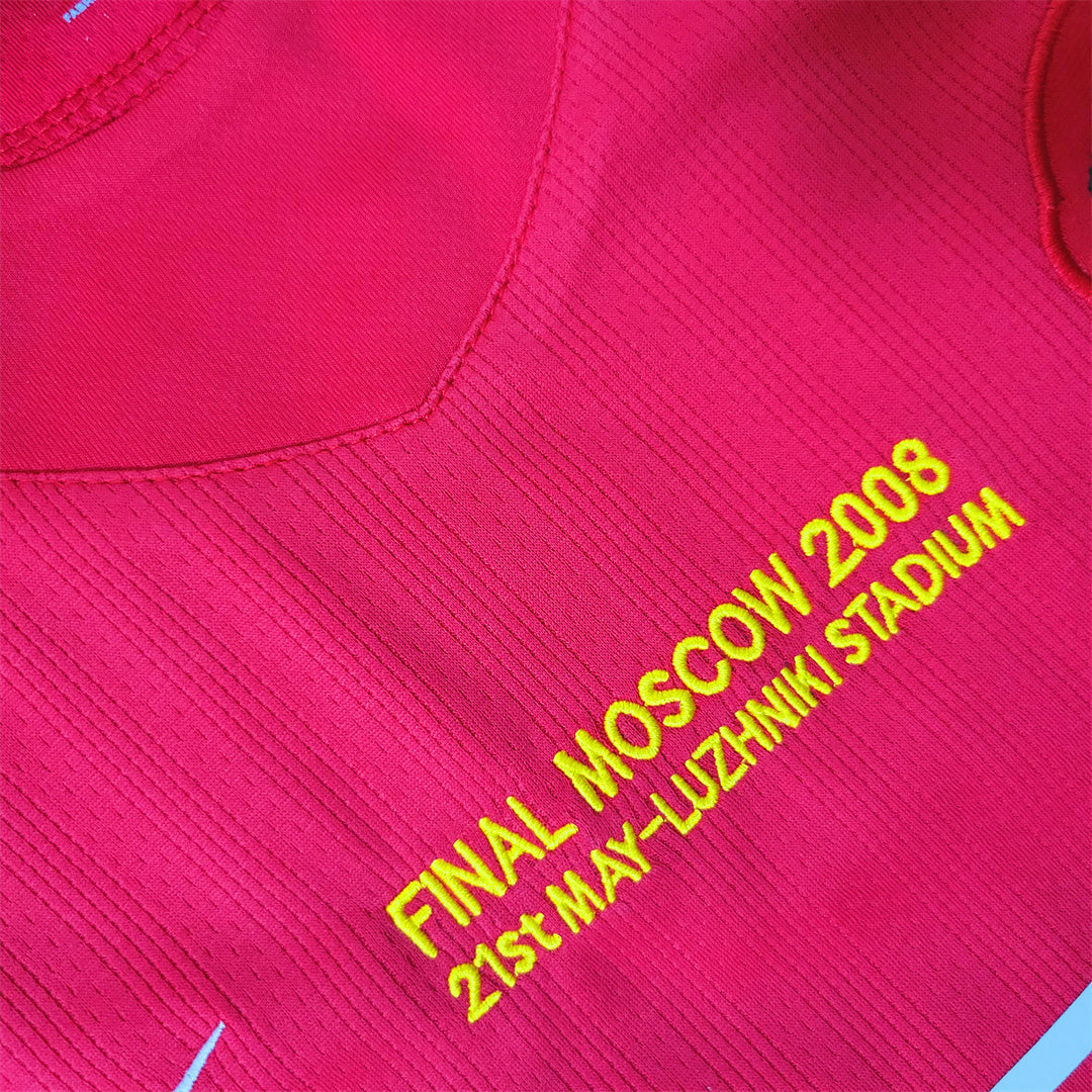 2007/2008 Retro Manchester United Home Champions league Football Shirt