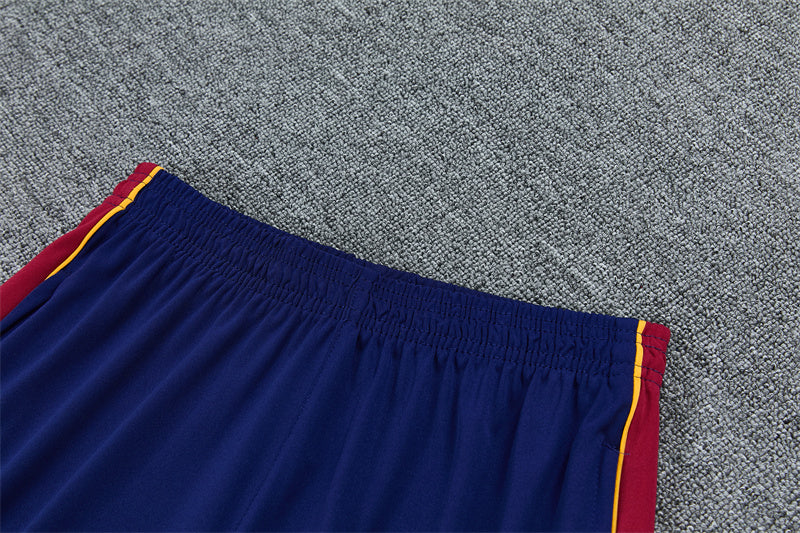2026/2027 Barcelona Dark Blue Half-Pull Tracksuit
