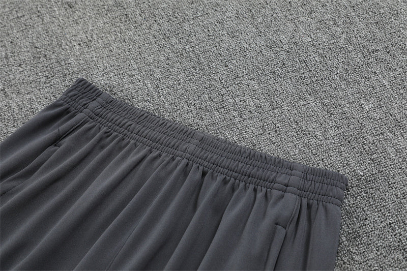 2025/2026 Arsenal Half-Pull Black Grey Tracksuit