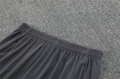 2025/2026 Arsenal Half-Pull Black Grey Tracksuit