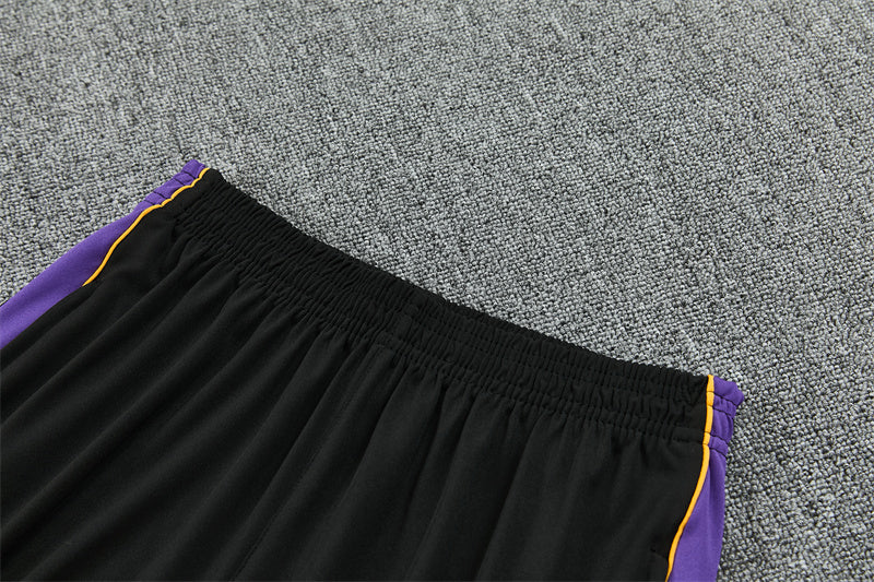 2026/2027 Barcelona Black Purple Half-Pull Tracksuit