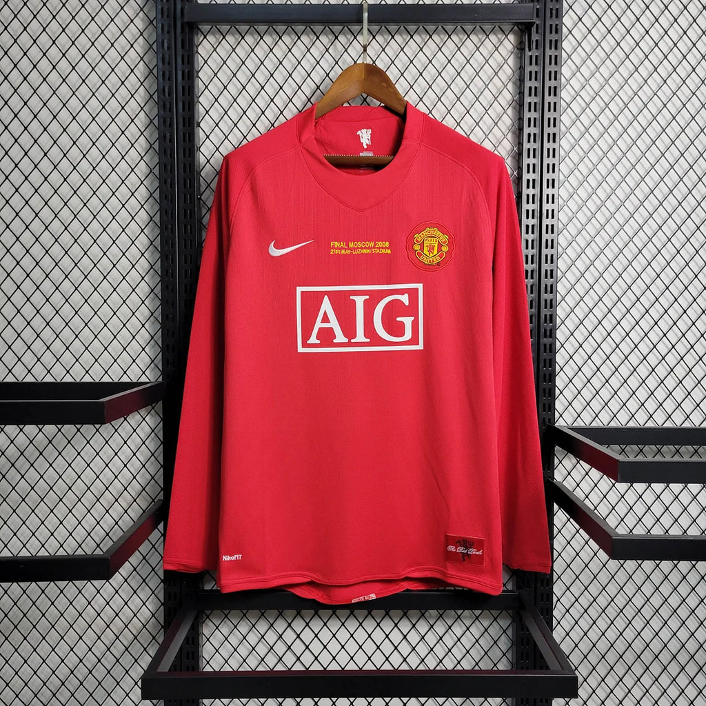 2007/2008 Manchester United Home Long Sleeve