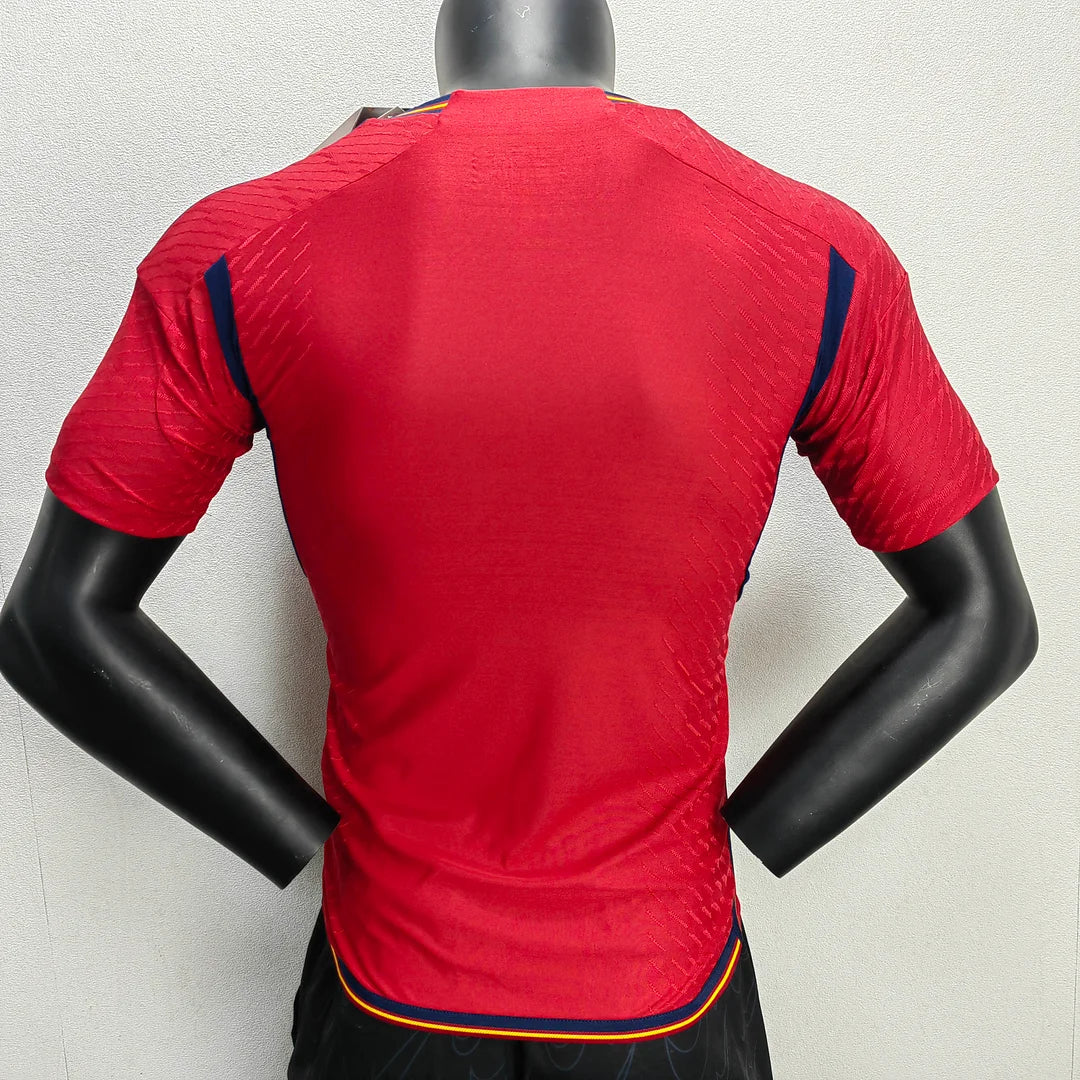 2022 FIFA World Cup Spain Home Soccer Shirt - Player Version
