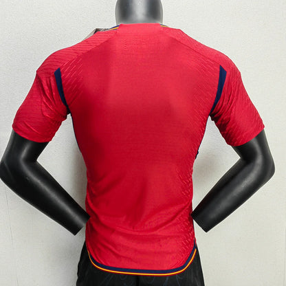 2022 FIFA World Cup Spain Home Soccer Shirt - Player Version