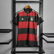 2014 Retro Germany Away Football Jersey