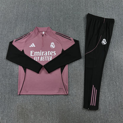 2025/2026 Real Madrid Half-Pull Tracksuit