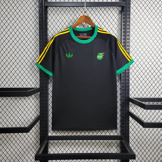 2024 Jamaica Training Wear Black Football Shirt