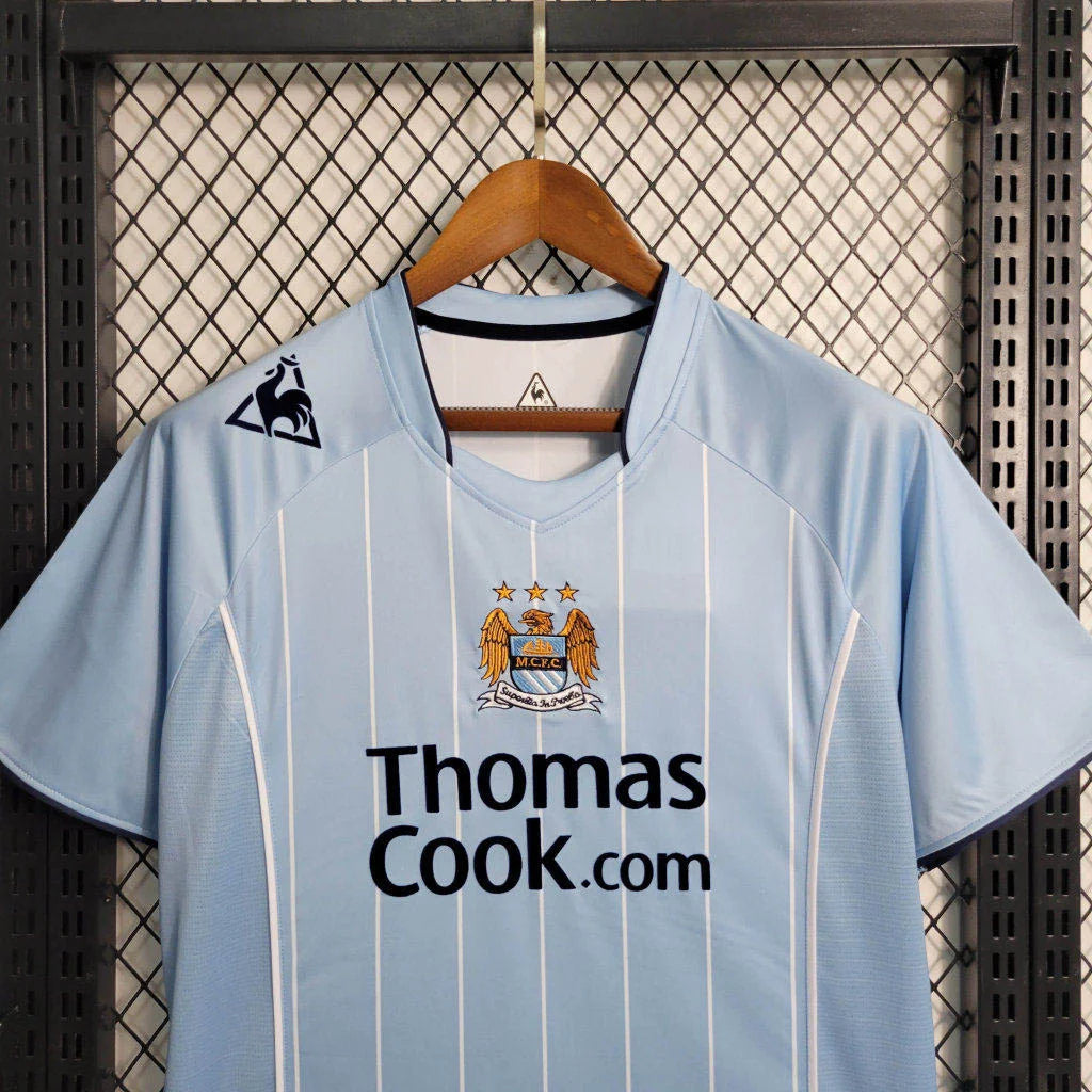 2007/2008 Retro Manchester City Home Football Shirt