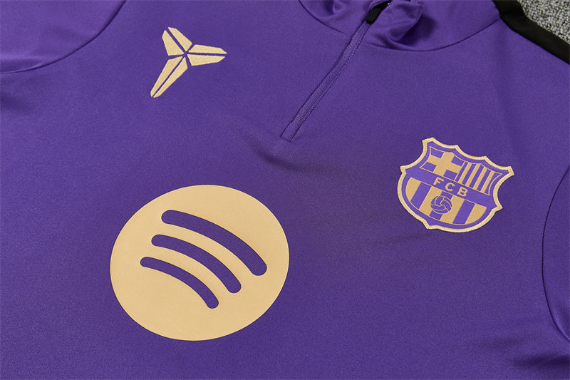 2026/2027 Barcelona Purple Kobe Bryant Half-Pull Tracksuit