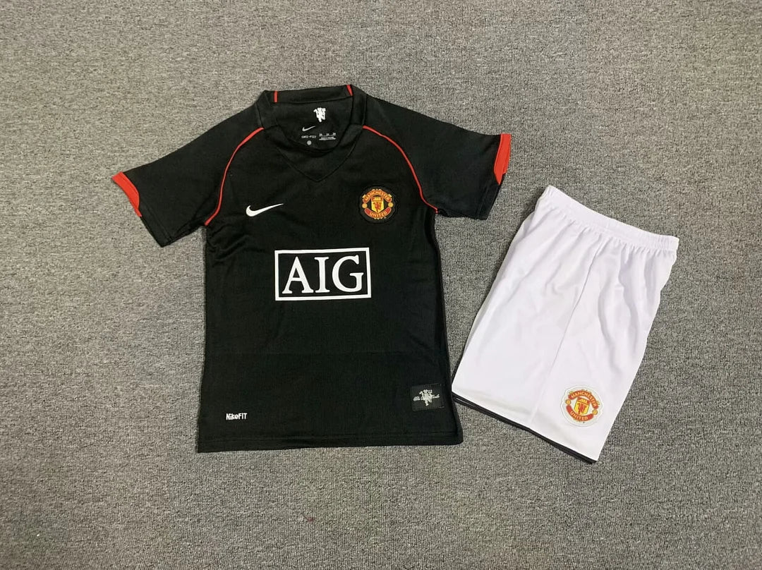 2007/2008 Retro Kids Size Manchester United Third Away Football Shirt 1:1 Thai Quality