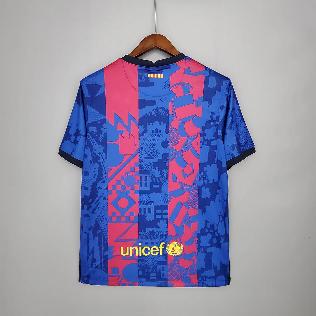 Barcelona Football Shirt 2021 / 2022 Retro 1:1 Thai Quality Third Away