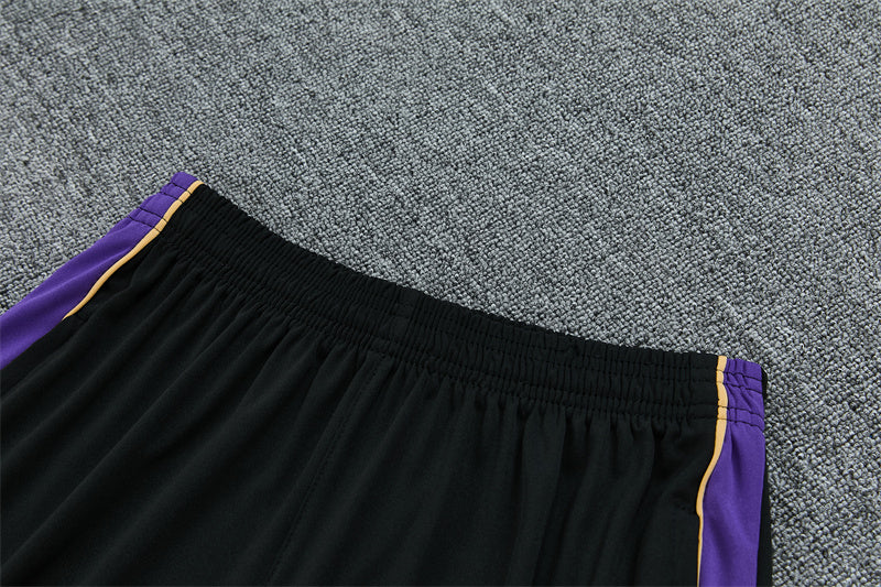 2026/2027 Barcelona Yellow Kobe Half-Pull Tracksuit