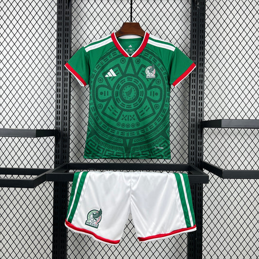 2026 Mexico Home World Cup Football Jersey Kids Size