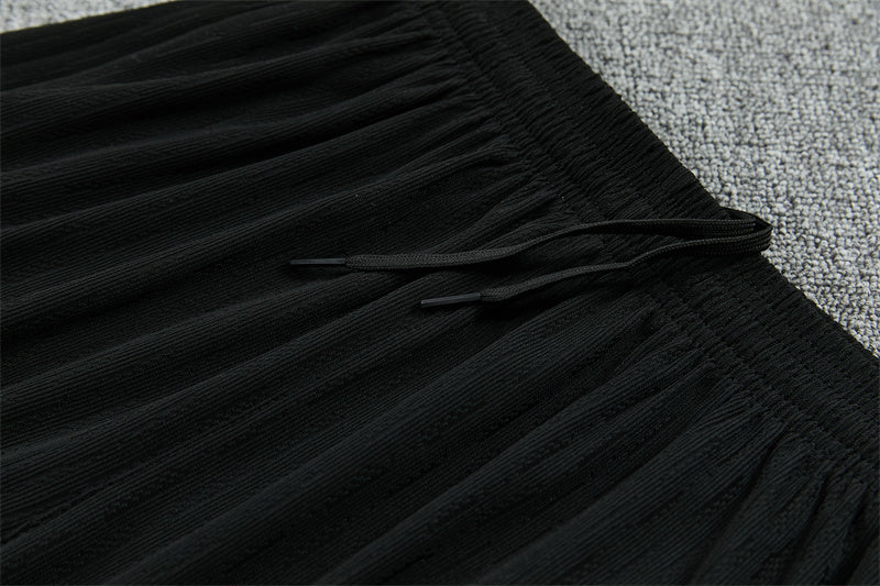 2025/2026 Barcelona Black Blue Half-Pull Tracksuit