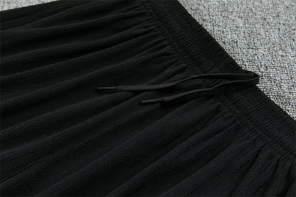 2025/2026 Barcelona Black Blue Half-Pull Tracksuit