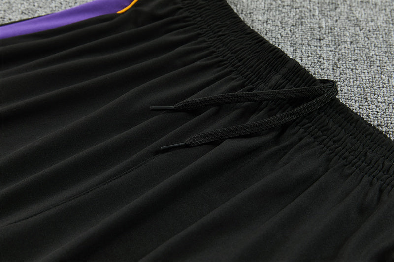 2026/2027 Barcelona Black Purple Half-Pull Tracksuit