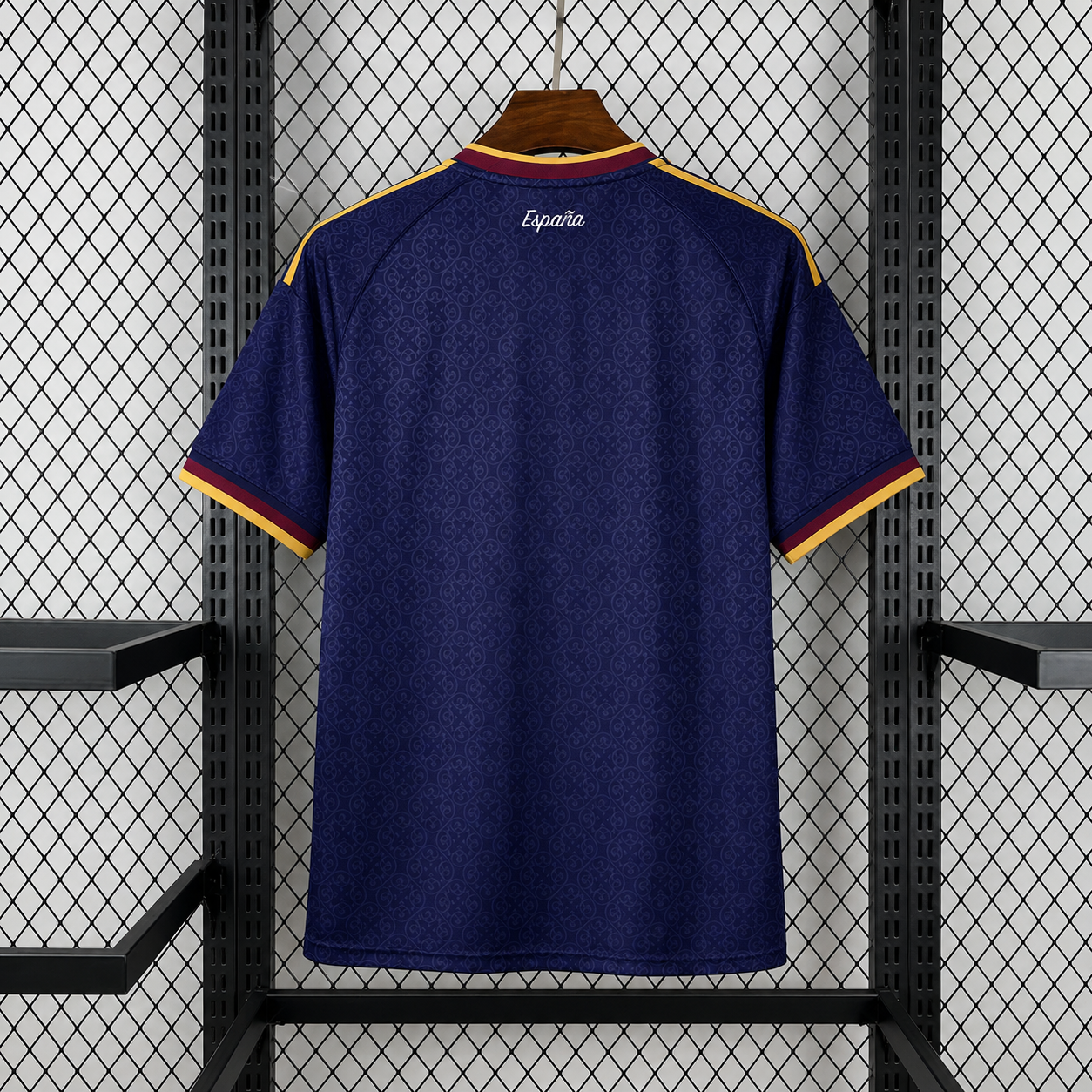2026  Spain 2 Stars Blue  Football Jersey