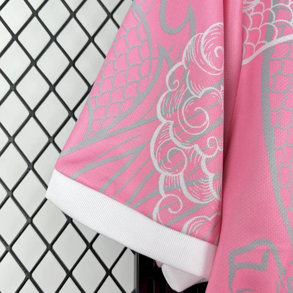2025/2026 Real Madrid Pink Dragon Special Edition Jersey