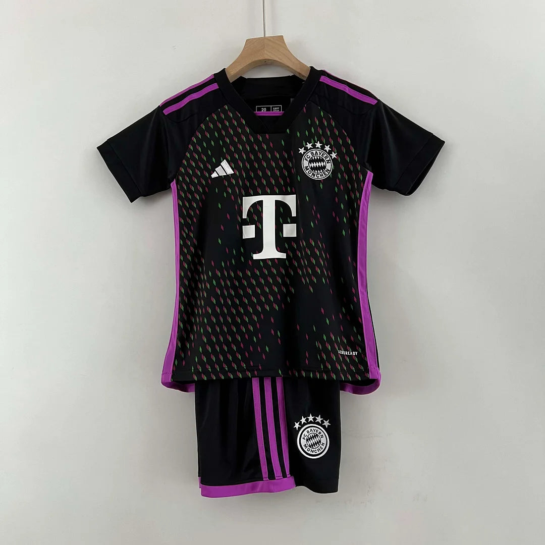 2023/2024 Kids Size Bayern Munich Away Football Jersey 1:1 Thai Quality