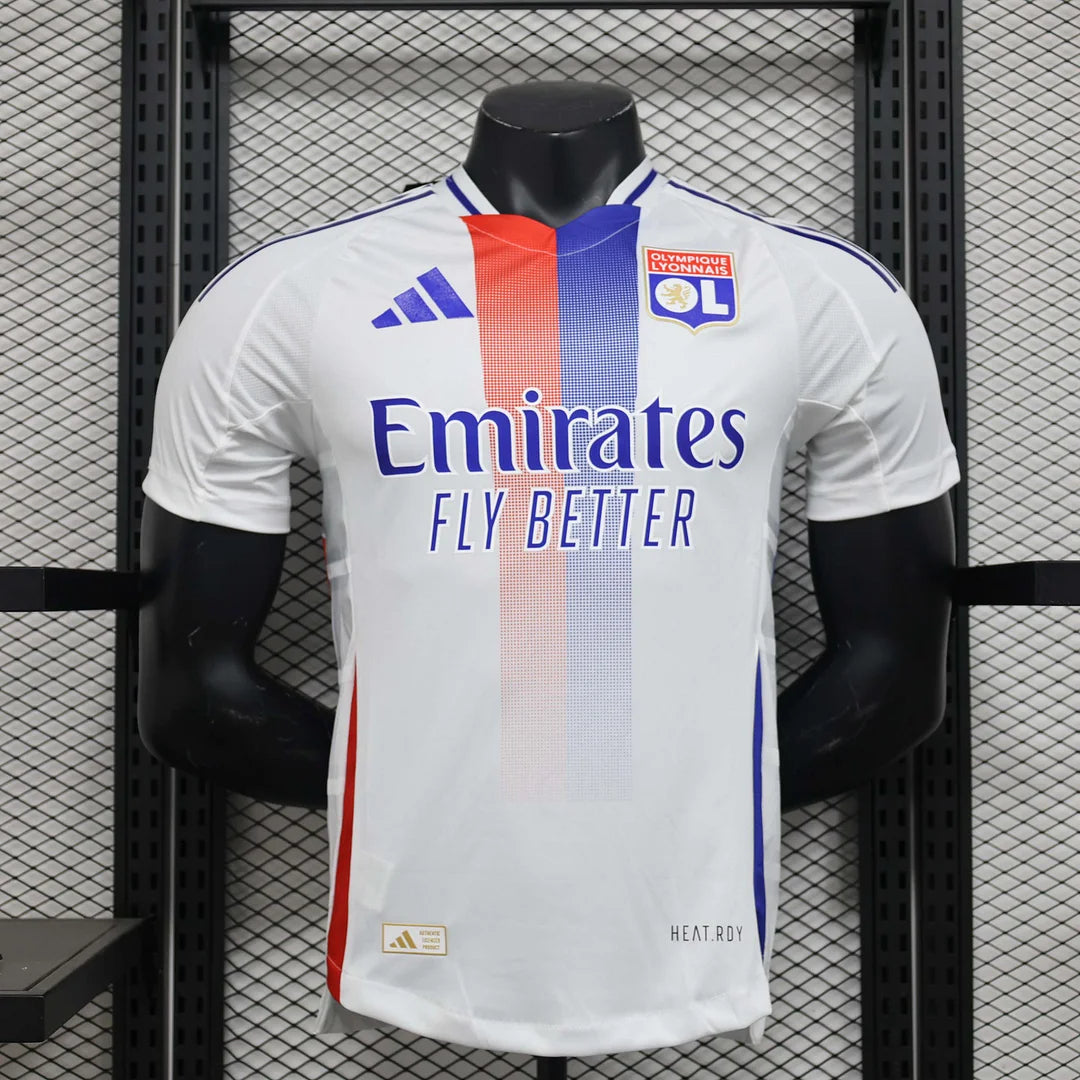2024/2025 Lyon Home Football Shirt 1:1 Thai Quality - Player Version
