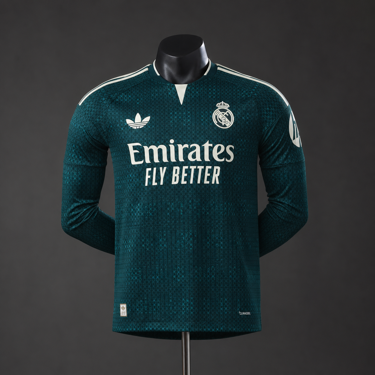 2026/2027 Player Version Real Madrid Long Sleeve Away Football Shirt
