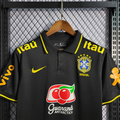 Brazil POLO Black Shirt