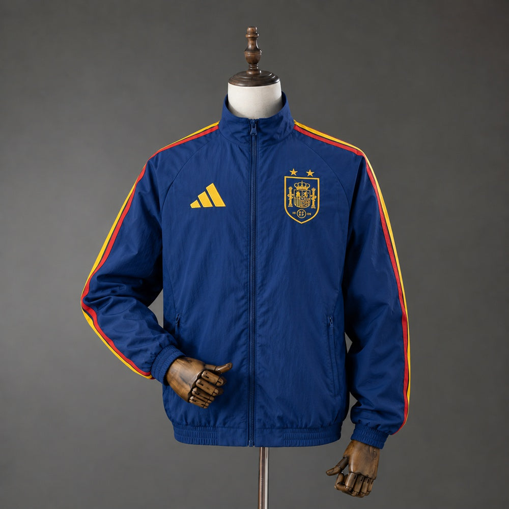 2026/2027  Spain Jacket Dark Blue Windbreaker