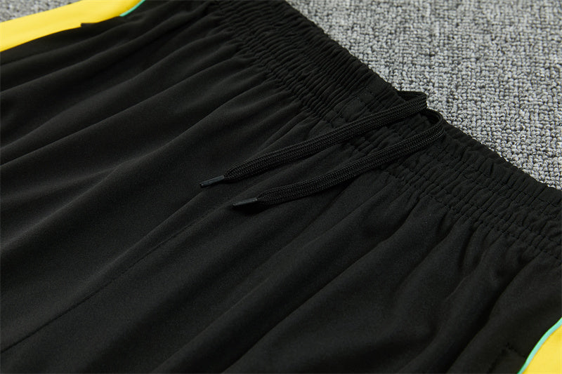2026/2027 Brazil White Black Half-Pull Tracksuit