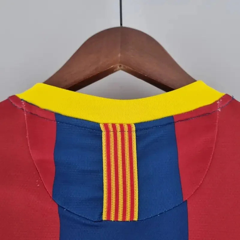 2010/2011 Retro Long Sleeve Barcelona Home Football Shirt 1:1 Thai Quality