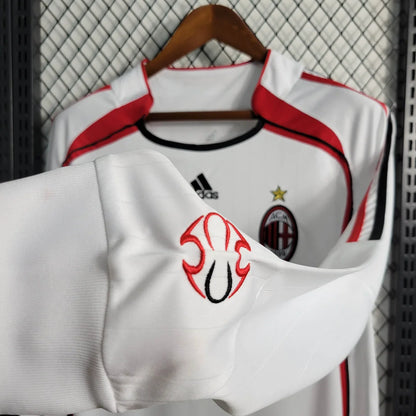 2006/2007 Retro Long Sleeve AC Milan Away Football Shirt 1:1 Thai Quality