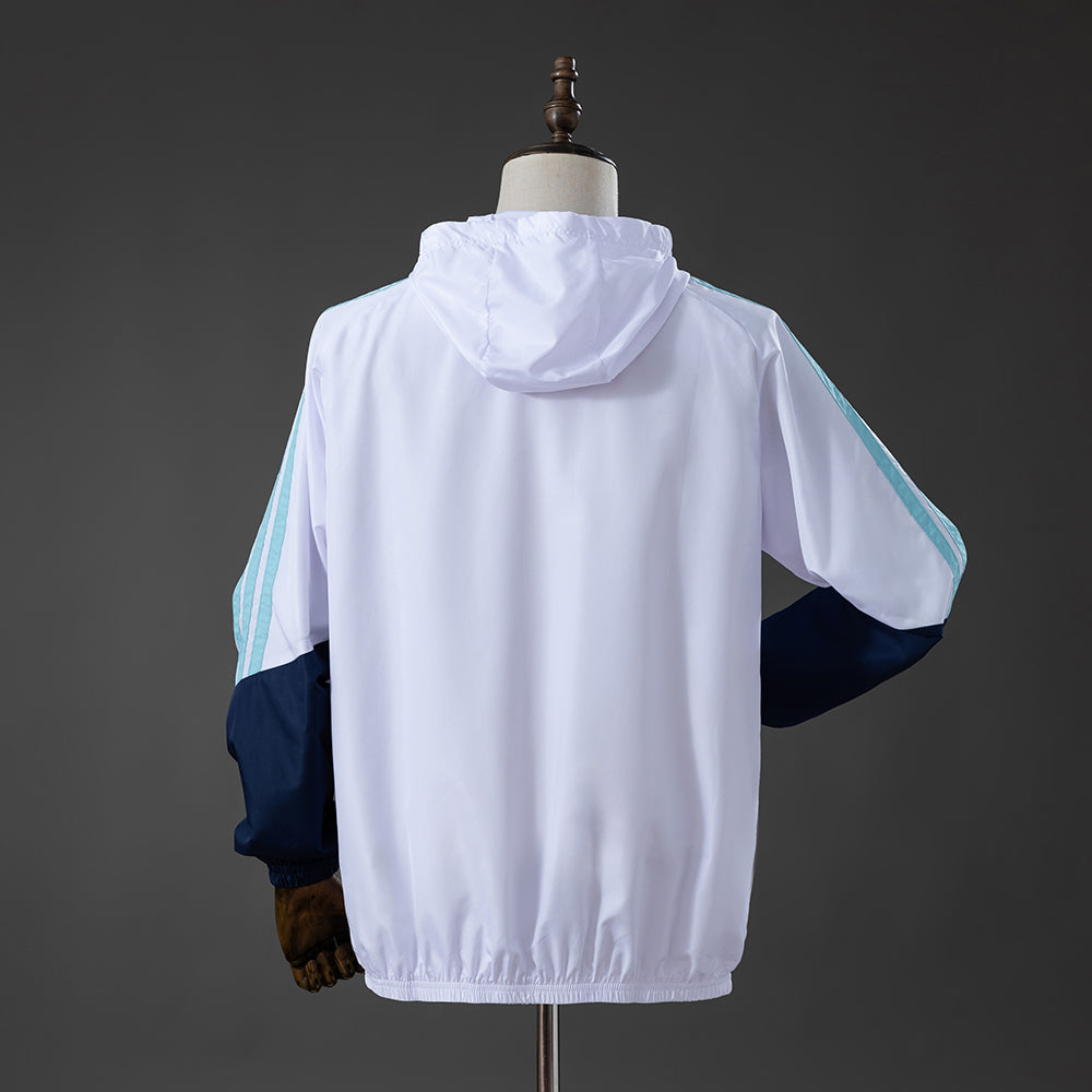 2026/2027 Argentina White All Weather Jacket Windbreaker