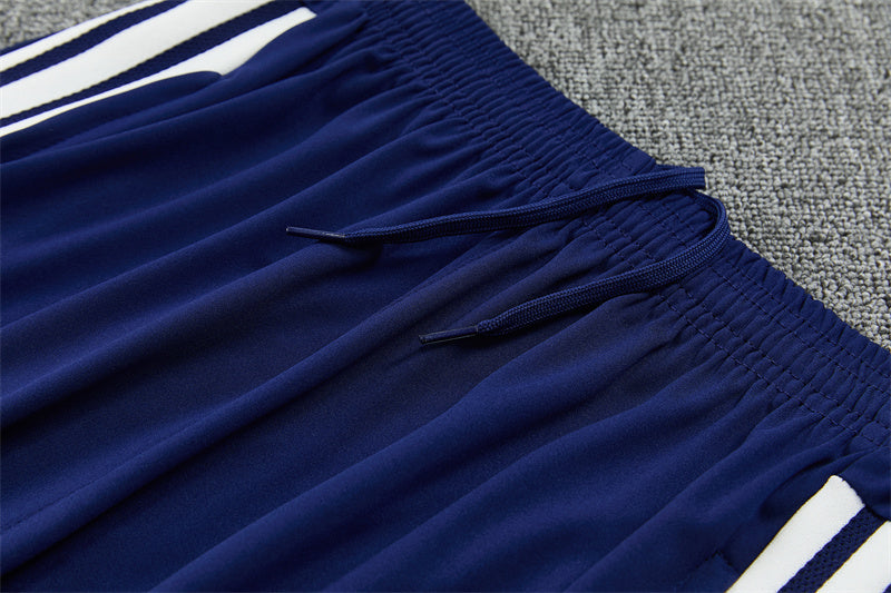 2026/2027 Real Madrid White Half-Pull Tracksuit
