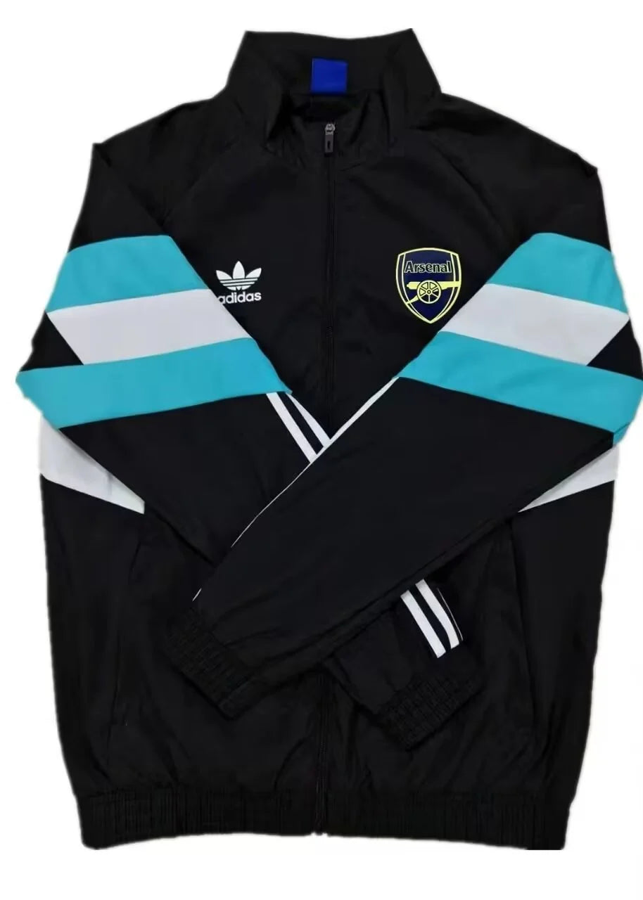 2024/2025 Arsenal Windbreaker Black Soccer Jersey 1:1 Thai Quality