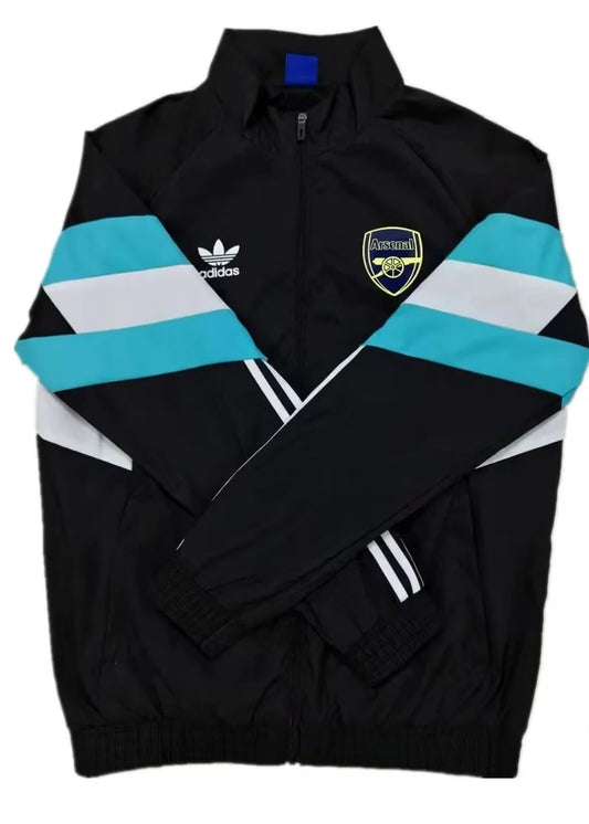 2024/2025 Arsenal Windbreaker Black Soccer Jersey 1:1 Thai Quality