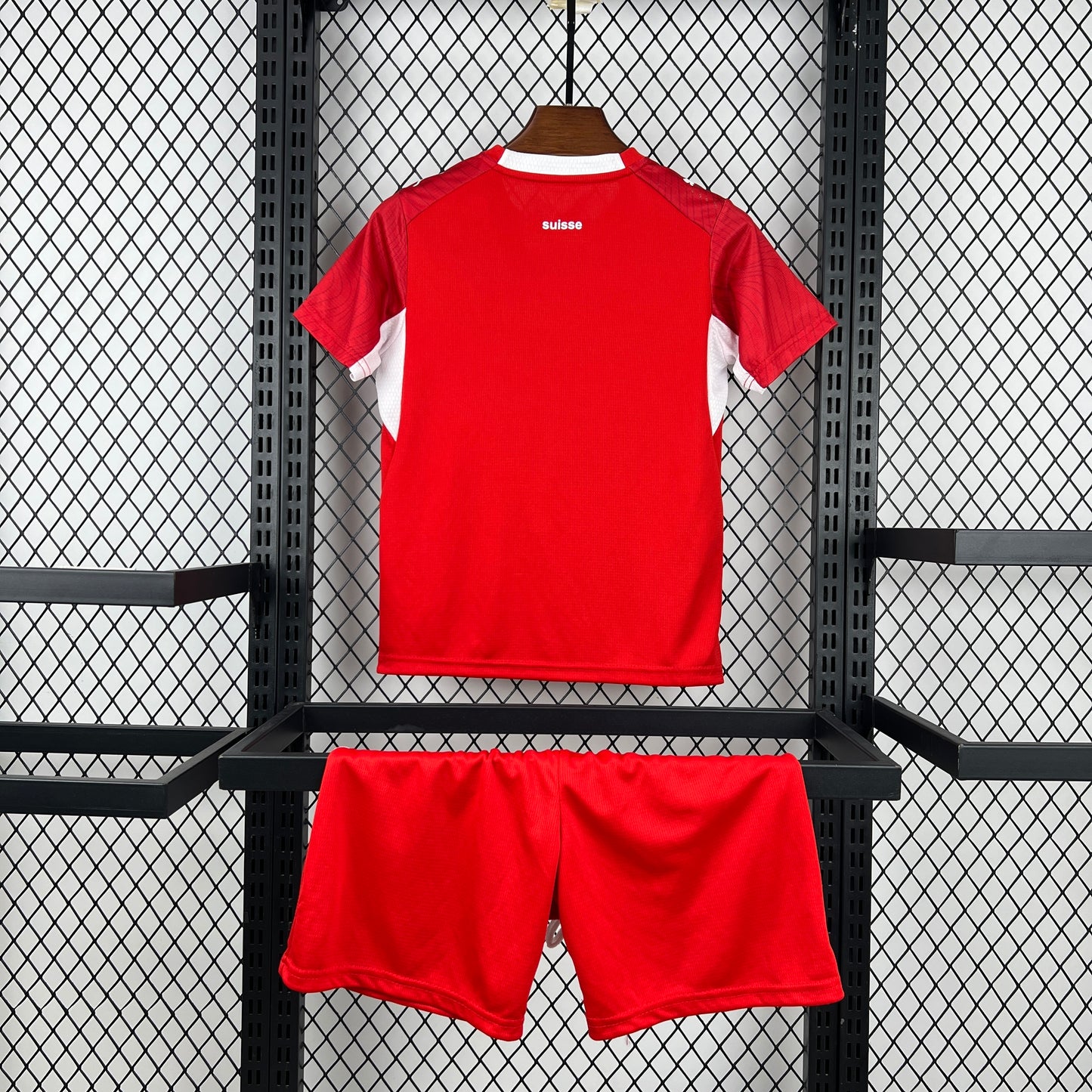 2026 Switzerland Home World Cup Football Jersey Kids Size