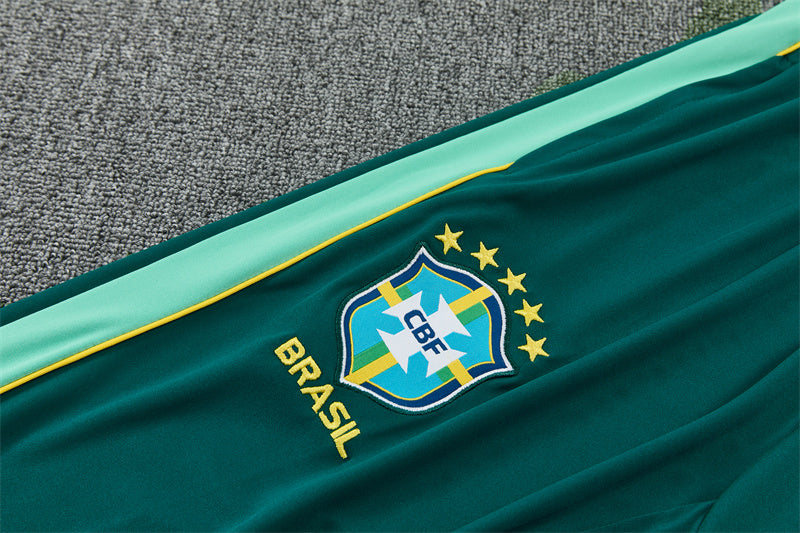 2026/2027 Brazil Blue Half-Pull Tracksuit