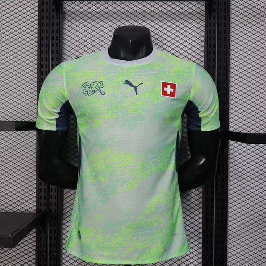 2026 Player Version Switzerland Away Green Jersey
