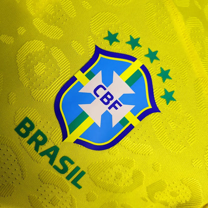 2022 World Cup Brazil Home Soccer Jersey - Player Version