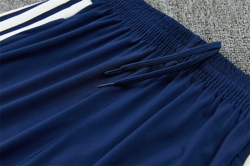 2026/2027 Real Madrid Blue Half-Pull Tracksuit