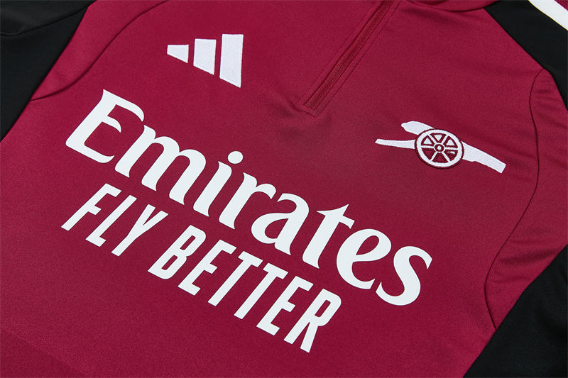 2026/2027 Arsenal Red Half-Pull Tracksuit