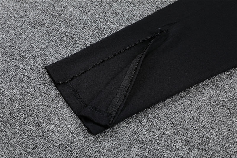 2021/2022 Psg Paris Saint-Germain Half-Pull Tracksuit Black