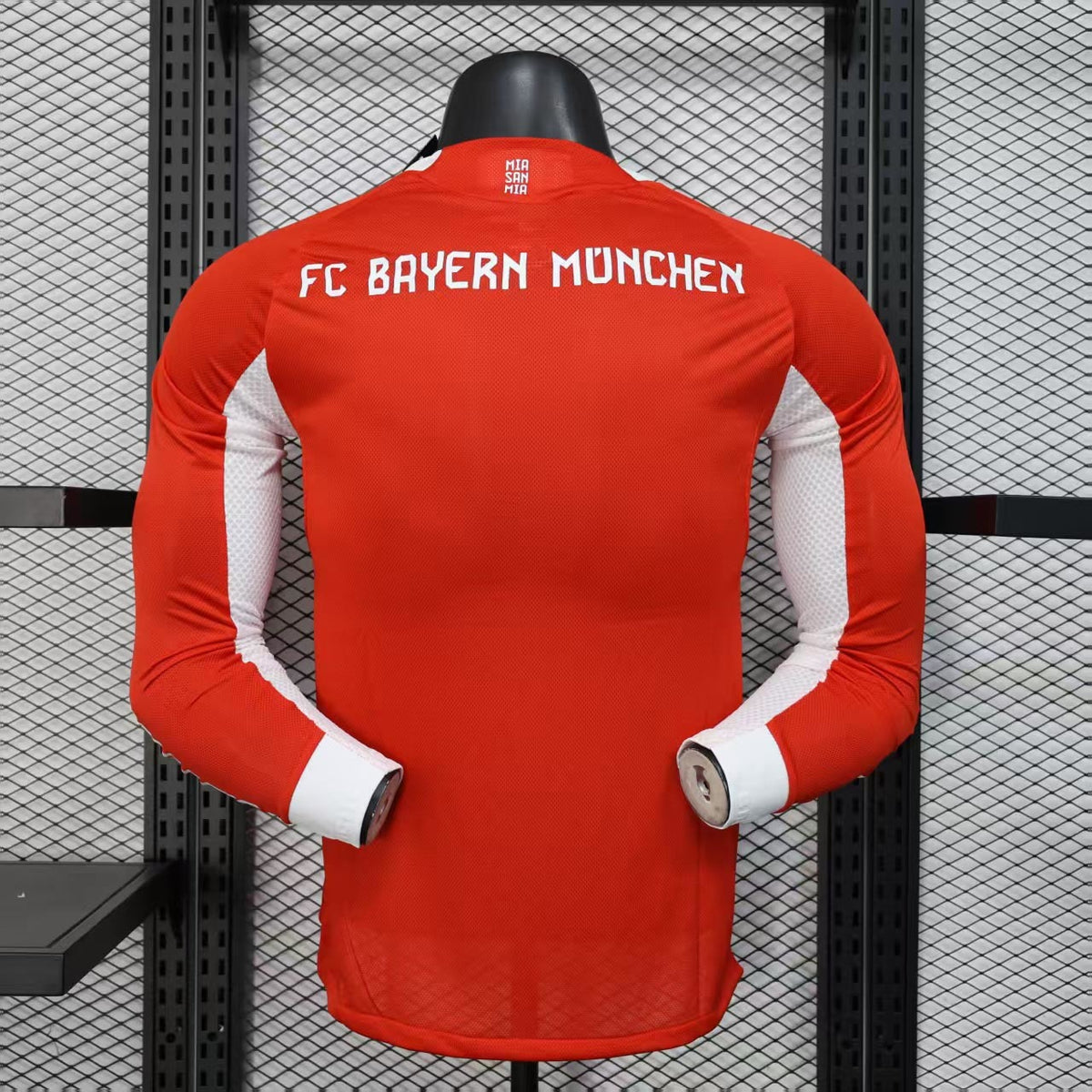 2025/2026 Player Version Long Sleeve Bayern Munich Home Football Shirt