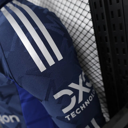 2024/2025 Long Sleeve Player Version Manchester United Away Football Shirt 1:1 Thai Quality