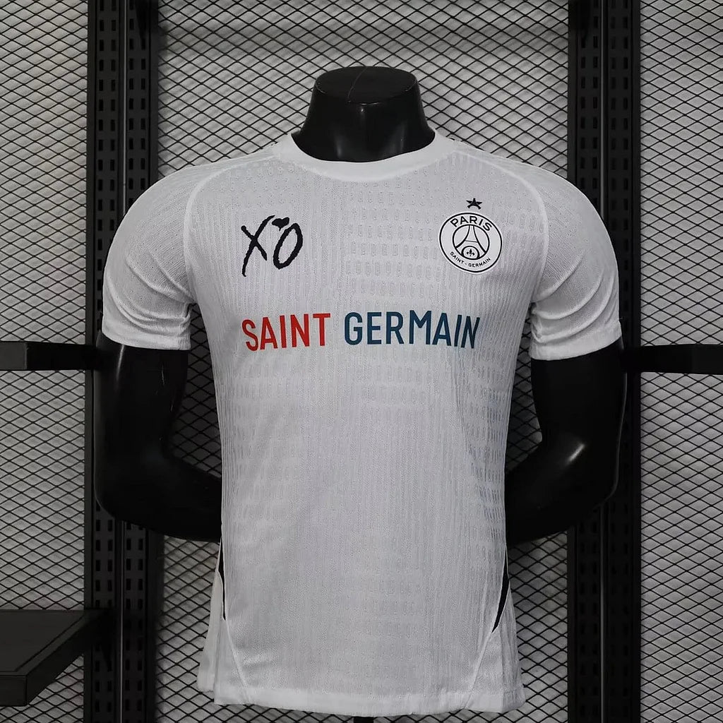 2025/2026 Player Version PSG Paris Saint-Germain X The Weeknd White Special Edition