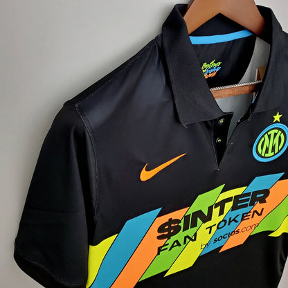 Internazionale Milan Third Away Football Jersey 2021/2022 Retro 1:1 Thai Quality